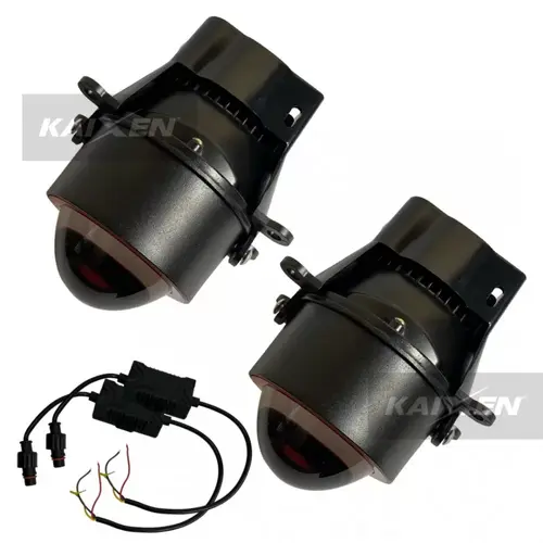 KAIXEN світлодіодні ПТФ лінзи BI-LED CREE (BLACK) 5500K 26.5W, зображення 2