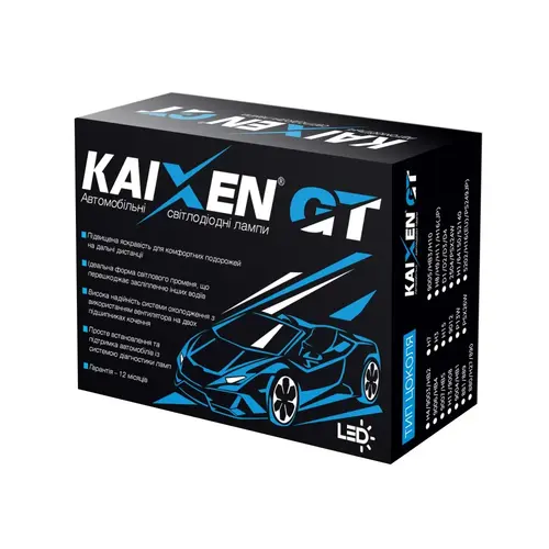 KAIXEN GT HB5 9007 CANBUS READY 50W 6000K комплект 2 шт 