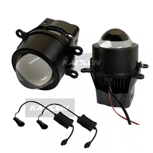 KAIXEN светодиодные ПТФ линзы BI-LED CREE (RED) 5500K 26.5W, зображення 2