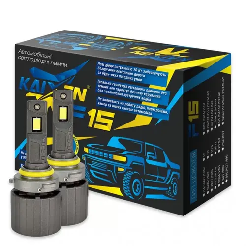 KAIXEN F15 HB4 9006 CAN BUS EMC 70W 6000K комплект 2 шт