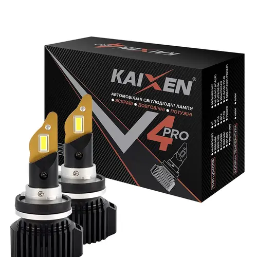 KAIXEN V4PRO H11 CANBUS READY 50W 6000K комплект 2 шт