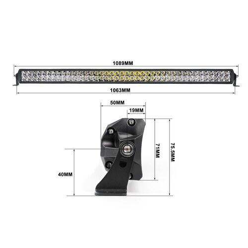 Світлодіодна фара комбінованого світла Aled 49-40 480W 6000K 49D810 1шт., зображення 6