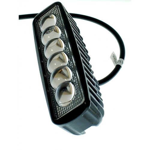 Світлодіодна фара далекого світла AllLight JR-6D-G06-18W 6chip EPISTAR spot 9-30V, зображення 2