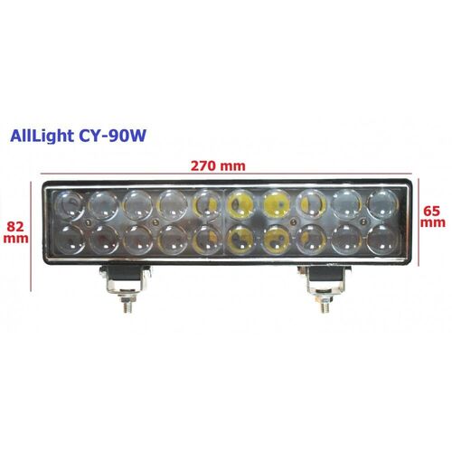 Світлодіодна фара AllLight CY-90W 20chip CREE 9-30V нижнє кріплення