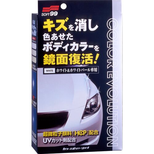 SOFT99 Color Evolution White кольоро-збагачувальна поліроль для білих автомобілів, Колір: Білий