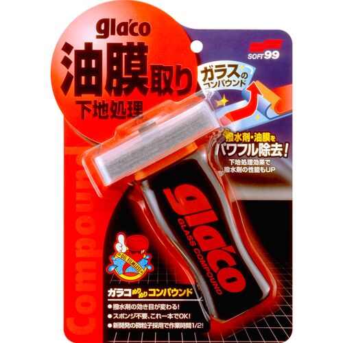 SOFT99 GLACO Glass Compound Roll On абразивний очищувач стекол 100 мл