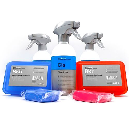 Koch Chemie REINIGUNGSKNETE BLAU полірувальна чистяча глина червона 200 г, Колір: Червоний, Кількість: 200 г, зображення 4