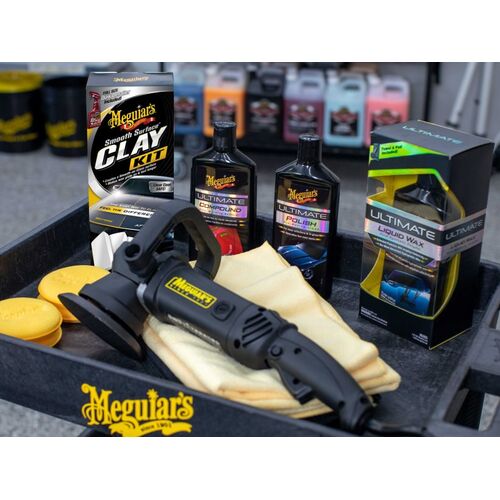 Meguiars Smooth Surface Clay kit набір для максимального очищення кузова, Колір: Білий, Кількість: 3 х 60 г, зображення 6