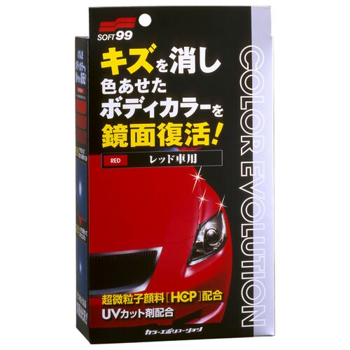 SOFT99 Color Evolution Red кольоро-збагачувальна поліроль для червоних автомобілів, Колір: Червоний