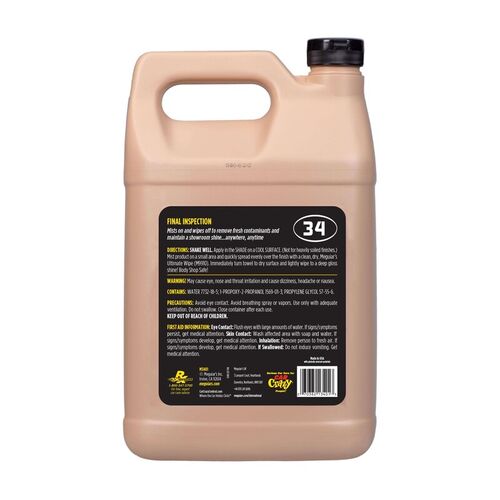 Meguiars Professional Final Inspection мастило для глини та інспекційний очисник для видалення паст 3,78 л, Кількість: 3,78 л, зображення 2