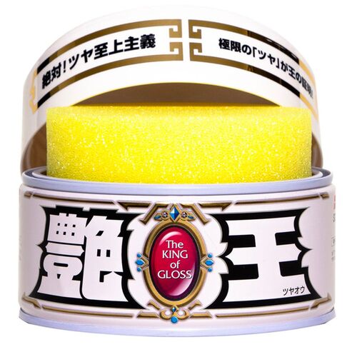 SOFT99 The King of Gloss White віск для білих автомобілів 200 г, зображення 4