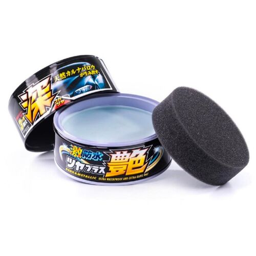 SOFT99 Water Block Wax Gloss Type Black віск із гідрофобом та блиском для темних автомобілів 200 г