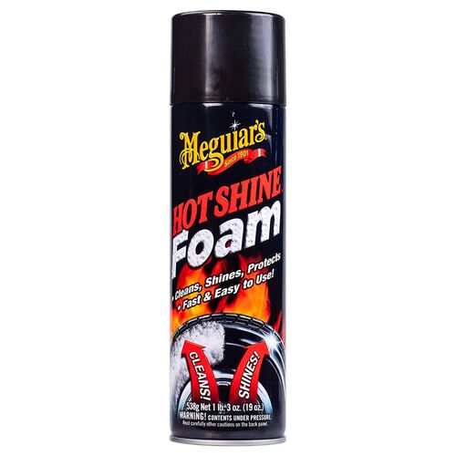 Meguiars Hot Shine Foam пінний очищувач шин з блиском 538 г
