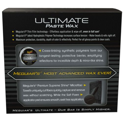 Meguiars Ultimate Paste Wax віск синтетичний твердий (набір) 311 г, зображення 8