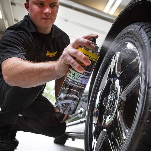 Meguiars Ultimate Insane Shine Tire Coating спрей для чорніння шин аерозольний 425 г, зображення 5