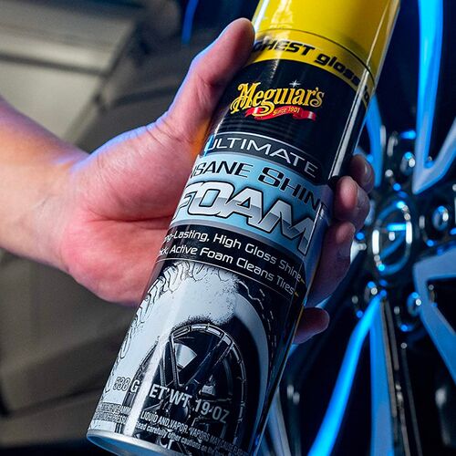 Meguiars Ultimate Insane Shine Foam пінний очищувач шин з блиском 538 г, зображення 3