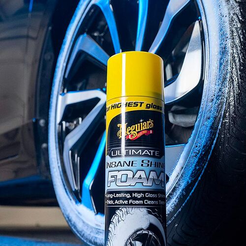 Meguiars Ultimate Insane Shine Foam пінний очищувач шин з блиском 538 г, зображення 4