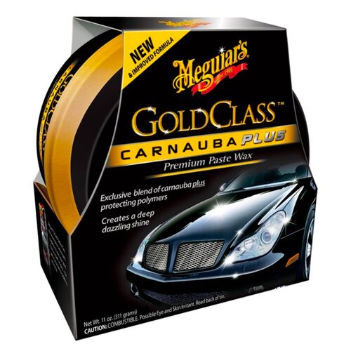 Meguiars Gold Class Carnauba Plus Paste Wax карнауба твердий віск 311 г, зображення 3