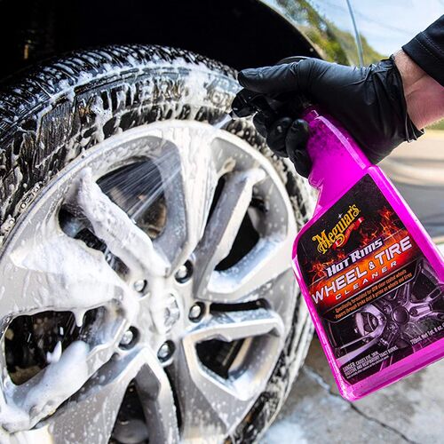 Meguiars Hot Rims Wheel Tire Cleaner очищувач для дисків та шин 709 мл, зображення 5