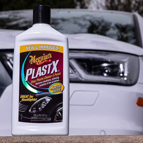 Meguiars PlastX Clear Plastic Cleaner and Polish очищувач поліроль для прозорого пластику 295 мл, зображення 3