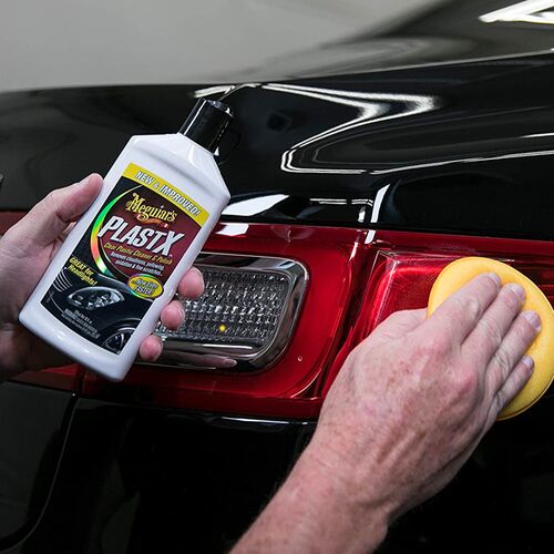 Meguiars PlastX Clear Plastic Cleaner and Polish очищувач поліроль для прозорого пластику 295 мл, зображення 5