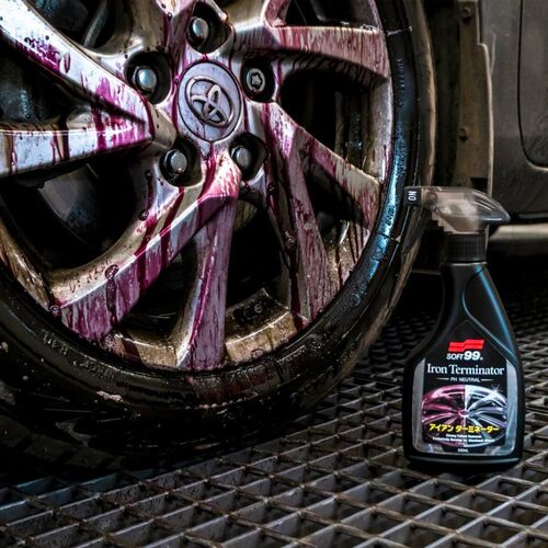 SOFT99 Iron Terminator очисник колісних дисків 500 мл, зображення 3