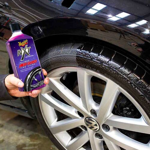 Meguiars NXT Polymer High Gloss Tire Dressing полімерний гель для чорніння шин 473 мл, зображення 3