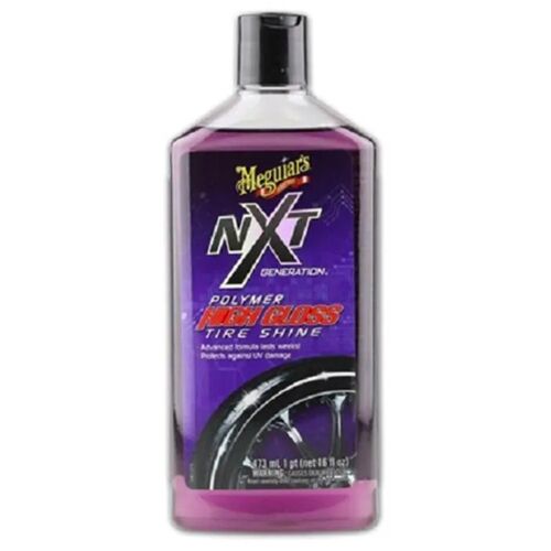 Meguiars NXT Polymer High Gloss Tire Dressing полімерний гель для чорніння шин 473 мл, зображення 2