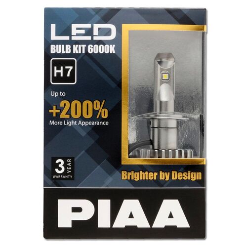 PIAA LED +200% Bulb Kit H7 25W 6000K комплект 2 шт, зображення 5