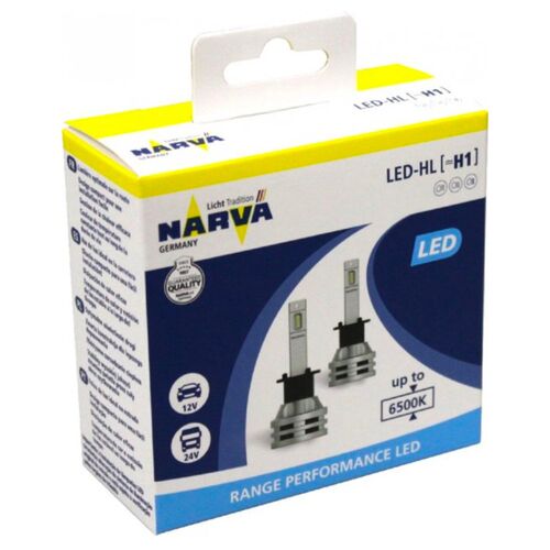 NARVA Range Performance LED H1 19W 6500K комплект 2 шт, зображення 3