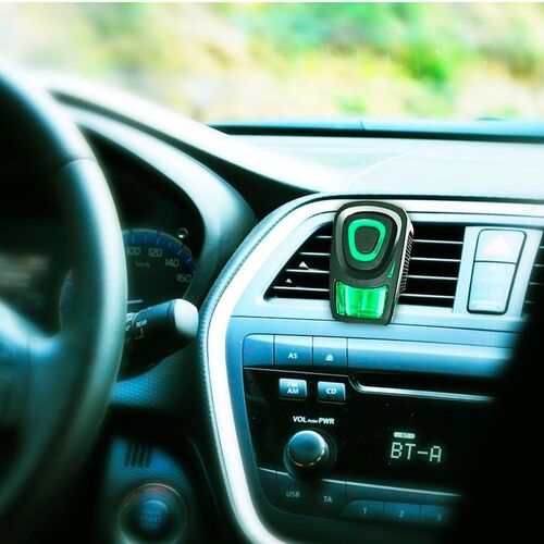 Aroma Car Ventis Green Lemon ароматизатор в дефлектор обдуву зелений лимон, зображення 3