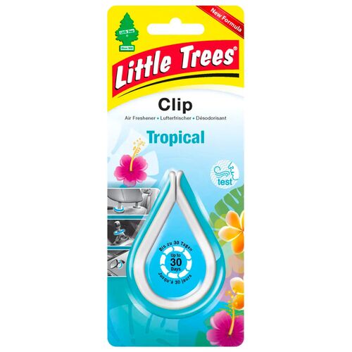 Little Trees Clip Tropical Air Freshener підвісний ароматизатор кліпсу із запахом тропіків