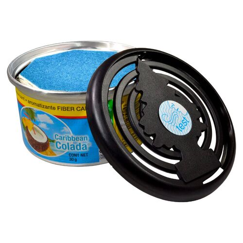 Little Trees Fіber Can Tropical Air Freshener ароматизатор консерву в підсклянник (під сидіння) із запахом тропіків, зображення 2