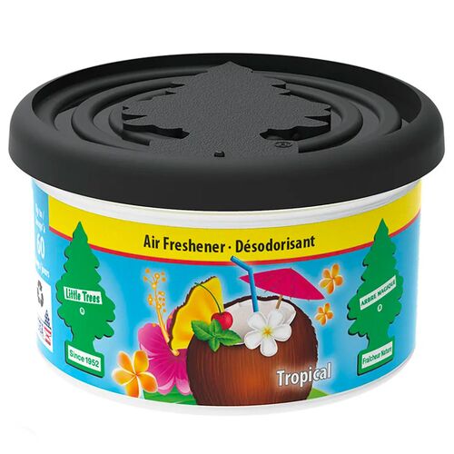 Little Trees Fіber Can Tropical Air Freshener ароматизатор консерву в підсклянник (під сидіння) із запахом тропіків