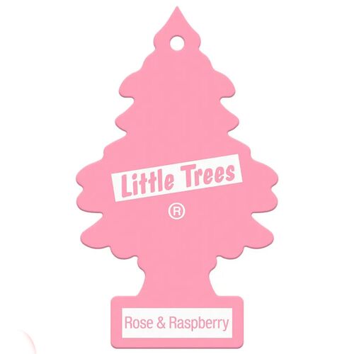 Little Trees Rose & Raspberry Air Freshener ароматизатор ялинка із запахом роза та малина, зображення 2