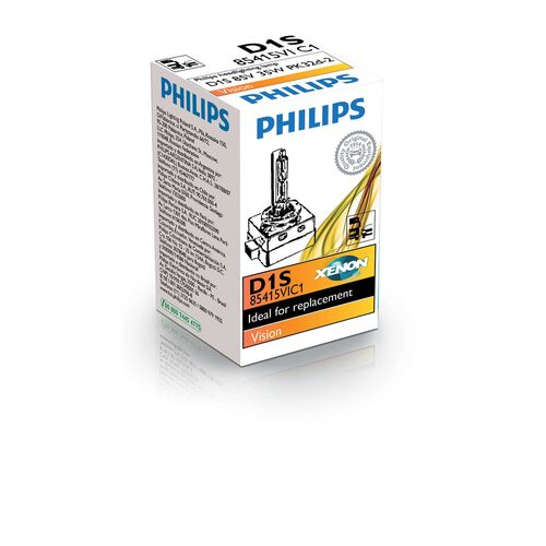 PHILIPS Xenon Vision D1S 35W 4300K (картон) 1 шт, Колірна температура: 4300, Тип лампи: D1S, зображення 2