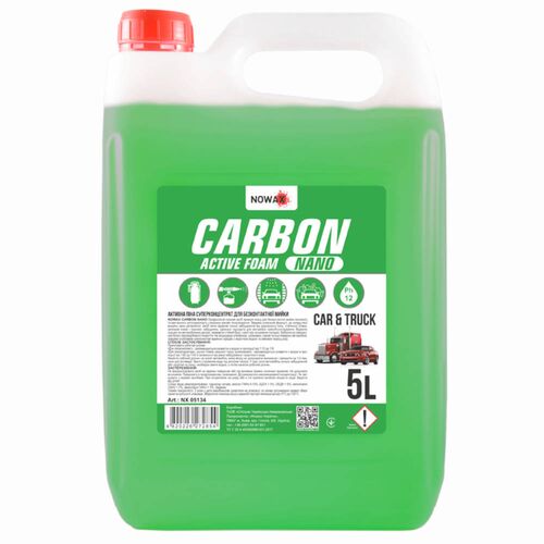 NOWAX CARBON Active Foam Nano активна нано активна піна 5 л, Запах: Без запаху, Кількість: 5 л