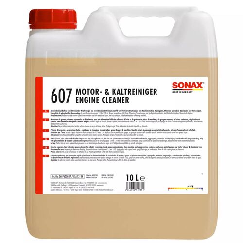 SONAX Engine Cleaner 607 очиститель двигателя 10 л, Количество: 10 л 