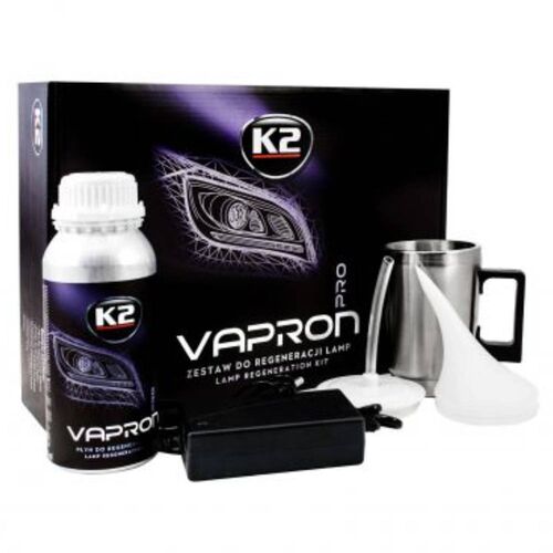 K2 VAPRON Pro профессиональный набор для ремонта фар 600 мл 