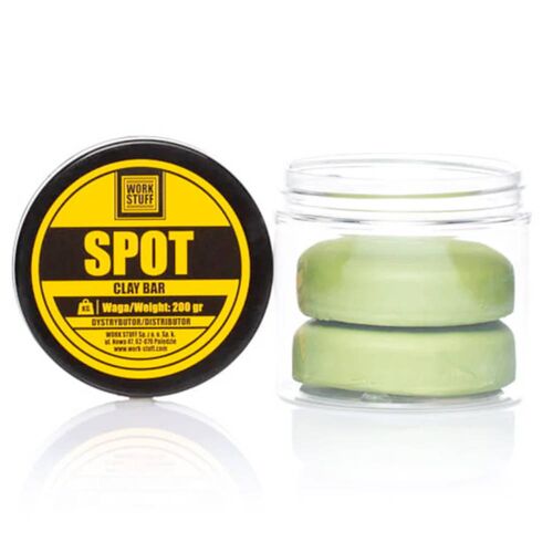 Work Stuff SDOT Clay Bar зелена глина середньої жорсткості для очищення кузова 200 г, Колір: Зелений, Кількість: 200 г