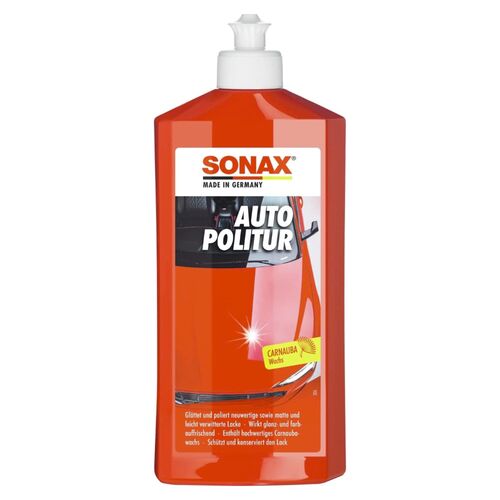 SONAX Auto Politur фінішна поліроль з с воском для авто 500 мл, Кількість: 500 мл