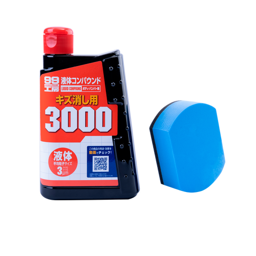 SOFT99 Super Liquid Compound 3000 рідка поліроль з абразивом 300 мл, зображення 4