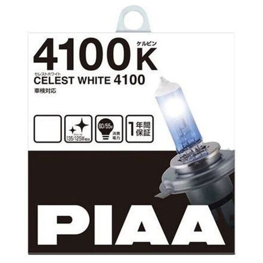 PIAA Hyper Celest White H7 55W 4100K комплект 2 шт, Тип лампы: H7, Цветовая температура: 4100 