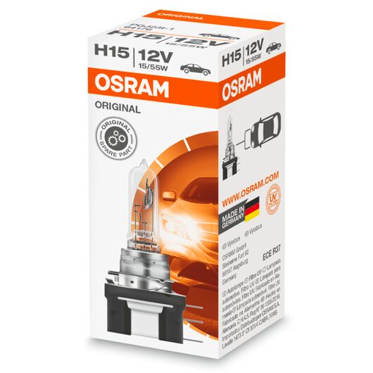 OSRAM Original Line H15 55/15W 3200K (картон) 1 шт 