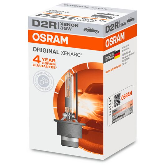 OSRAM Xenarc Original D2R 35W 4500K (картон) 1 шт, Тип лампи: D2R, Колірна температура: 4500