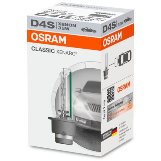 OSRAM Xenarc Classic D4S 35W 4150K (картон) 1 шт, Тип лампы: D4S, Цветовая температура: 4150 