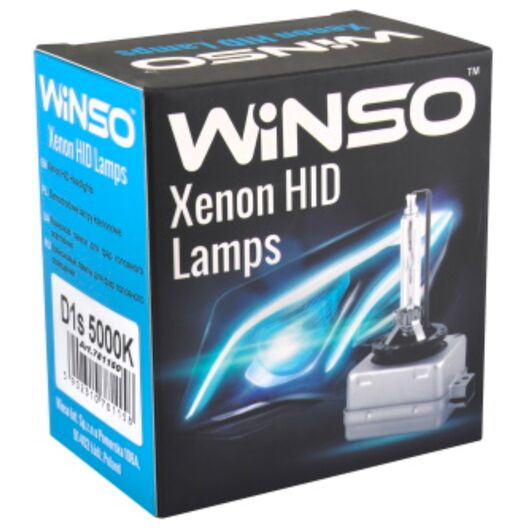 WINSO Xenon HID Lamps D1S 35W 5000K комплект 2 шт, Тип лампи: D1S, Колірна температура: 5000