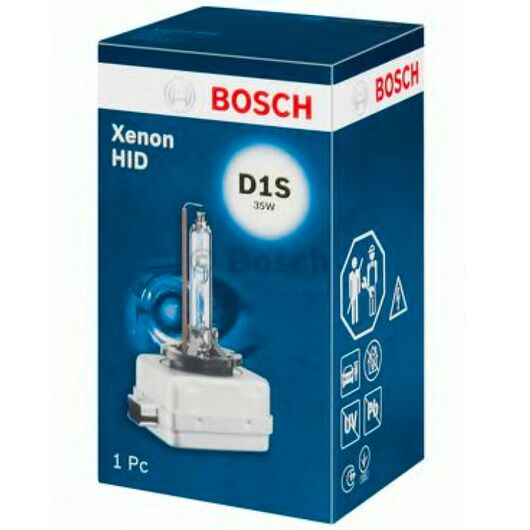 BOSCH Xenon HID Standard D1S 35W 4300K (картон) 1 шт, Тип лампи: D1S, Колірна температура: 4300