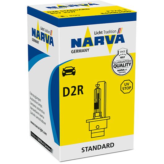 NARVA Standard D2R 35W 4300K (картон) 1 шт, Тип лампи: D2R, Колірна температура: 4300