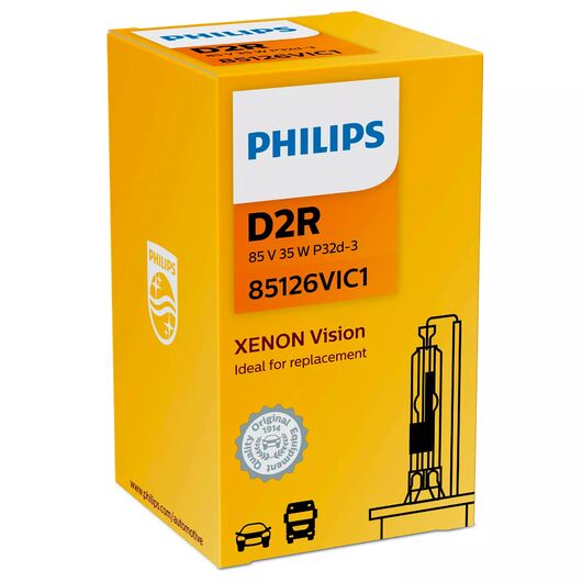 PHILIPS Xenon Vision D2R 35W 4300K 1 (картон) шт, Тип лампи: D2R, Колірна температура: 4300